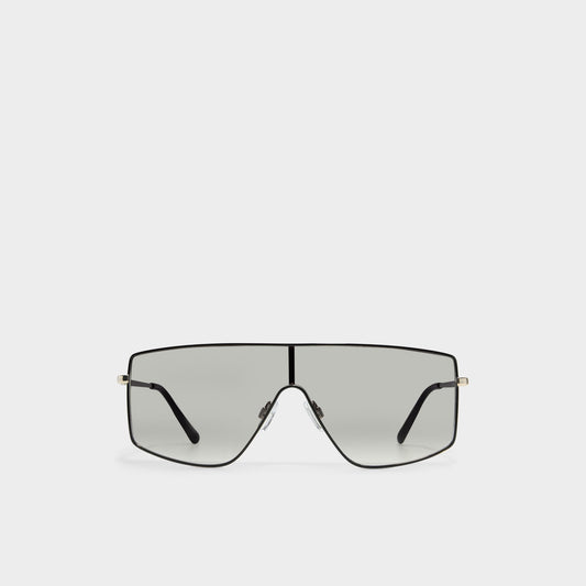 Priren Black/Gold Multi Women's Shield - Shield sunglasses | Aldo