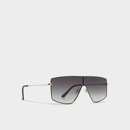 Priren Black/Gold Multi Women's Shield - Shield sunglasses | Aldo