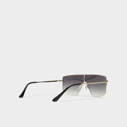 Priren Black/Gold Multi Women's Shield - Shield sunglasses | Aldo