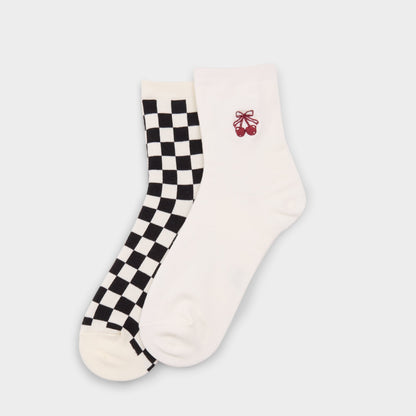 Cherryup in Black White - Socks | Aldo