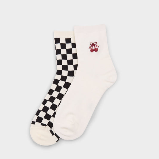 Cherryup in Black White - Socks | Aldo