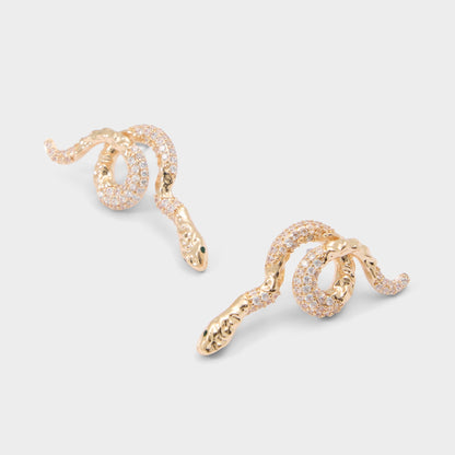 Serpenta in Gold Clear Multi - Chandelier earrings | Aldo