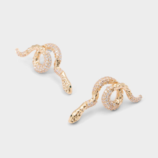 Serpenta in Gold Clear Multi - Chandelier earrings | Aldo