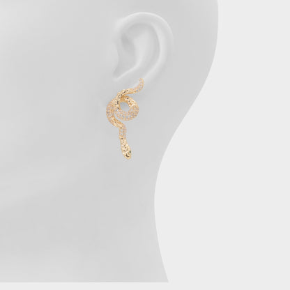 Serpenta in Gold Clear Multi - Chandelier earrings | Aldo