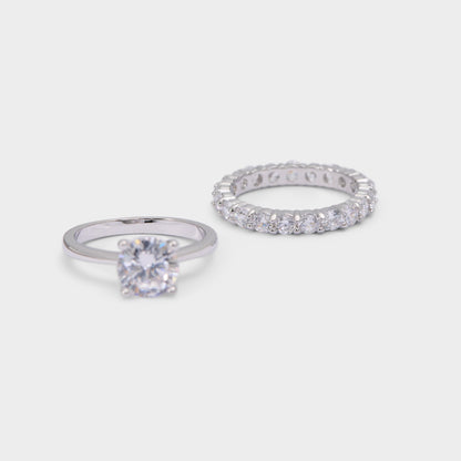 Roundsparkles in Silver Clear Multi - Ring | Aldo