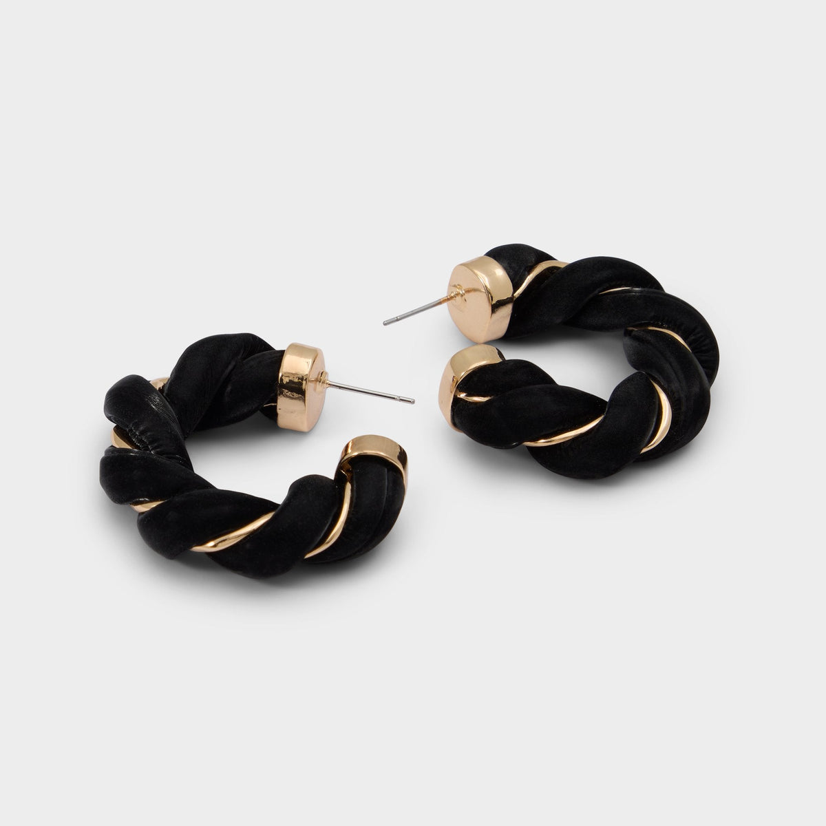 Twists in Black Gold Multi - Hoop earrings | Aldo