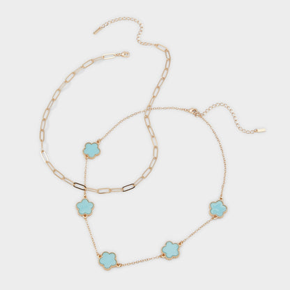 Feelinblue Turquoise Women's Necklaces - Layered necklace | Aldo