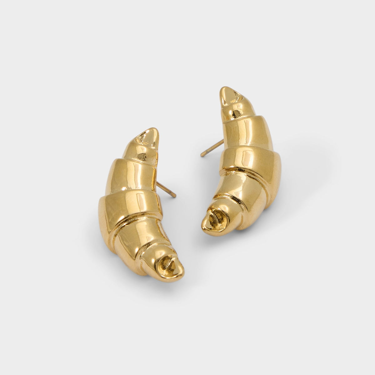 Croissants Gold Women's Stainless Steel - Button earrings | Aldo