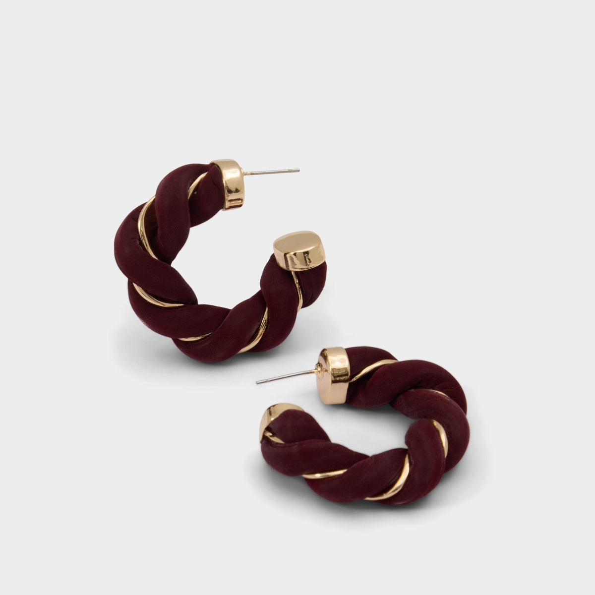 Twists in Bordo - Hoop earrings | Aldo