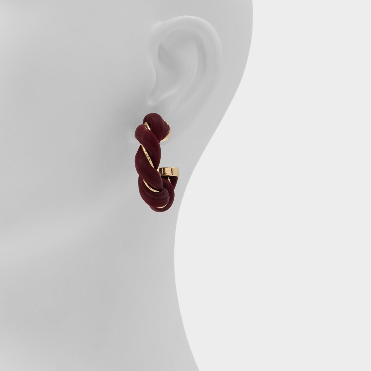 Twists in Bordo - Hoop earrings | Aldo