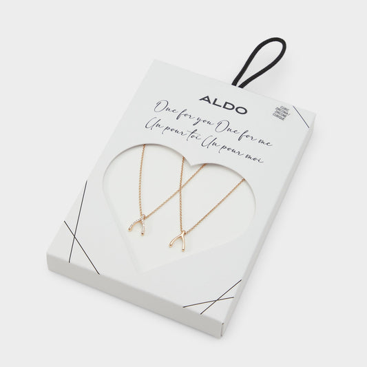 Makeawish Gold/Clear Multi Women's Necklaces - Gift set | Aldo