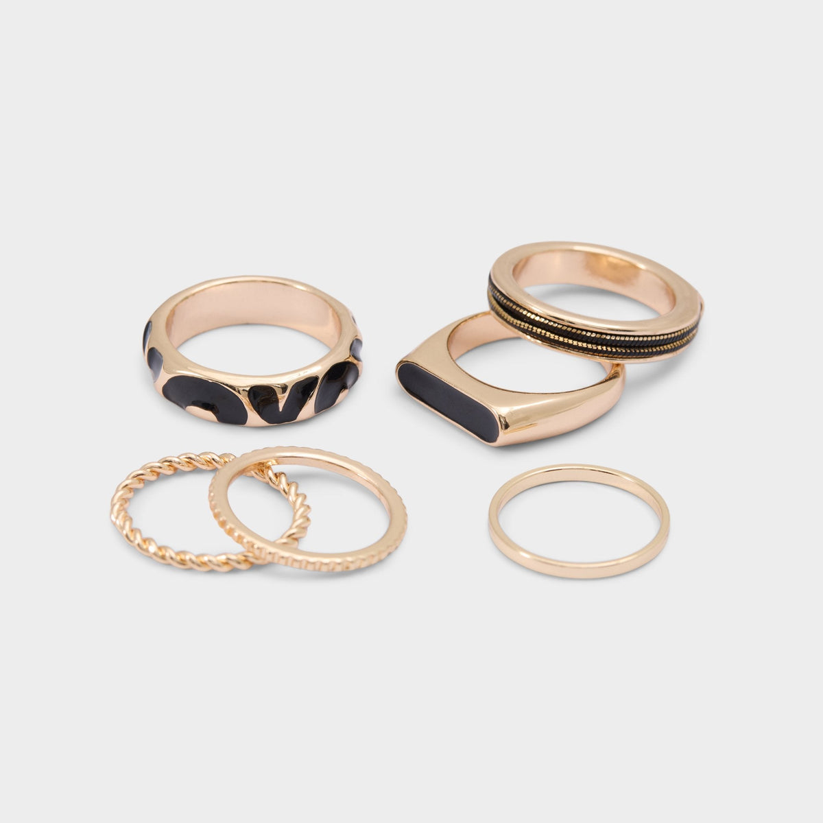 Wildora in Black Gold Multi - Stackable rings | Aldo