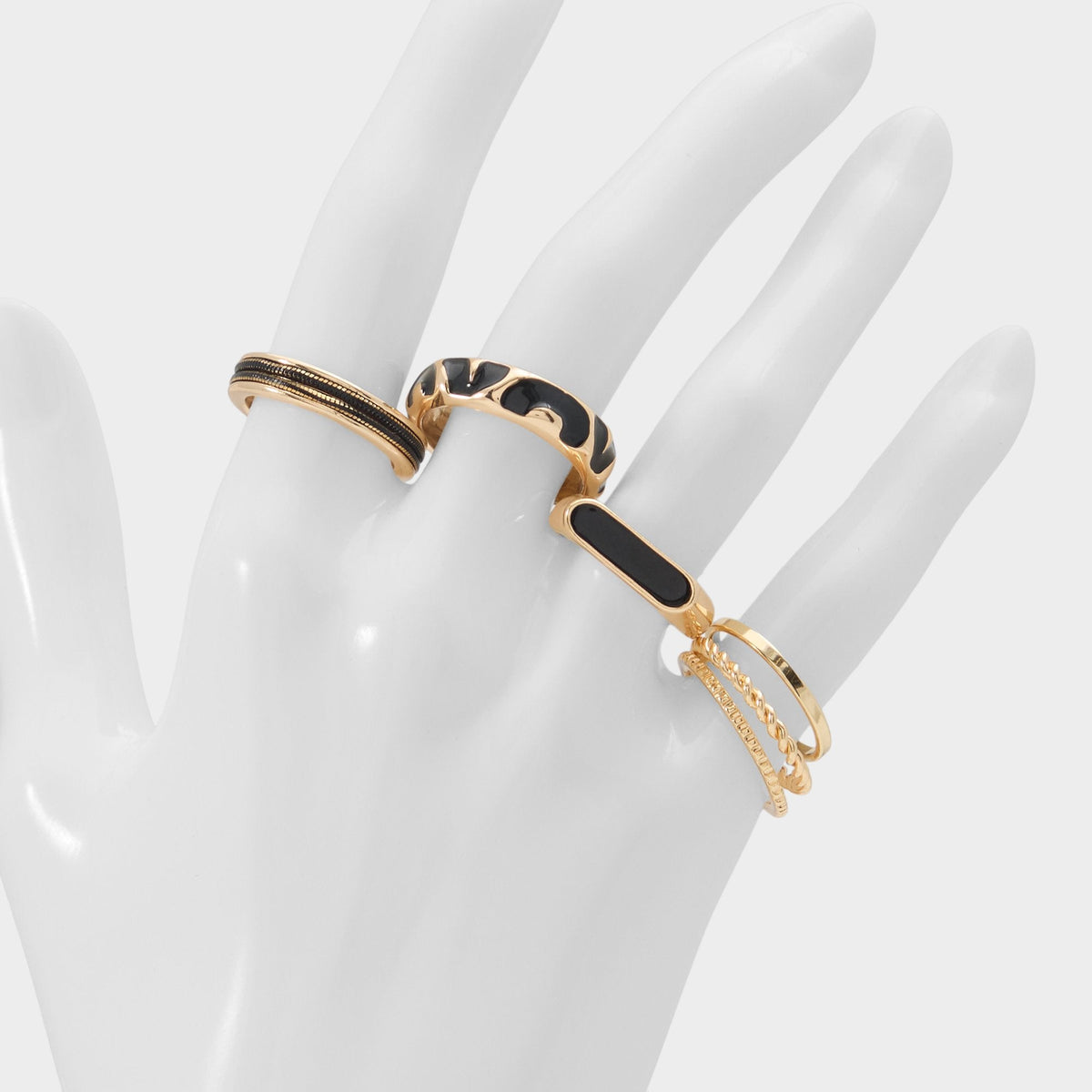 Wildora in Black Gold Multi - Stackable rings | Aldo