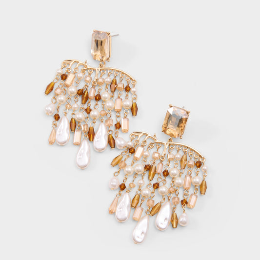 Goldest in Champagne - Chandelier earrings | Aldo