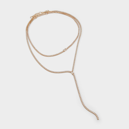 Alata Gold/Clear Multi Women's Cubic Zirconia - Necklace | Aldo
