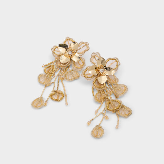 Florify in Gold - Statement earrings | Aldo