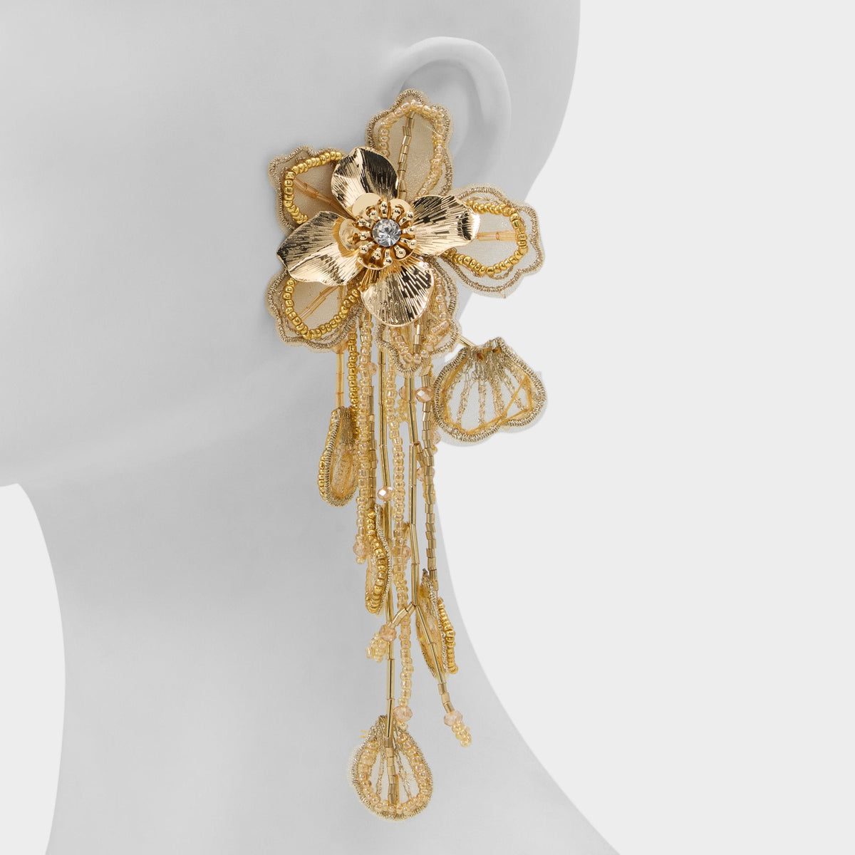 Florify in Gold - Statement earrings | Aldo