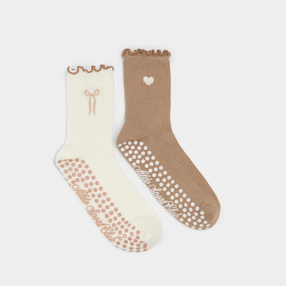Pilatesock in Dark Beige - Pilates socks | Aldo