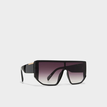 Thiedan Black/Gold Multi Women's Shield - Shield sunglasses | Aldo
