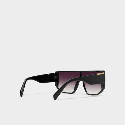 Thiedan Black/Gold Multi Women's Shield - Shield sunglasses | Aldo