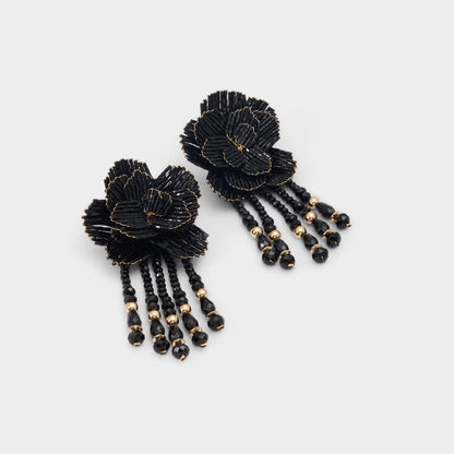Petalia Black/Gold Multi Women's Earrings - Statement earrings | Aldo
