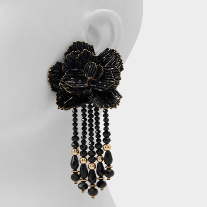 Petalia Black/Gold Multi Women's Earrings - Statement earrings | Aldo