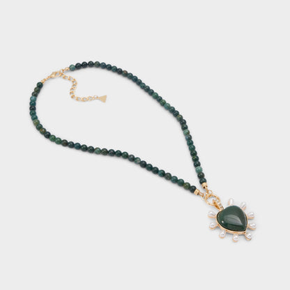 Preciousheart in Dark Green - Necklace | Aldo