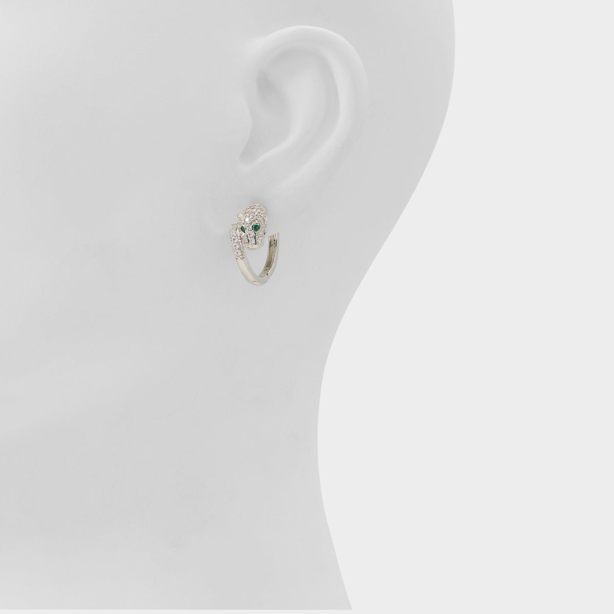 Strigidae in Silver Clear Multi - Hoop earrings | Aldo
