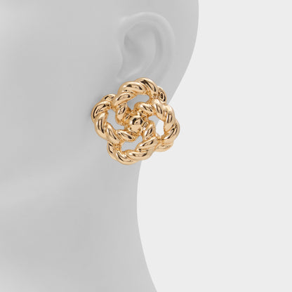 Doubleknot in Gold - Statement earrings | Aldo