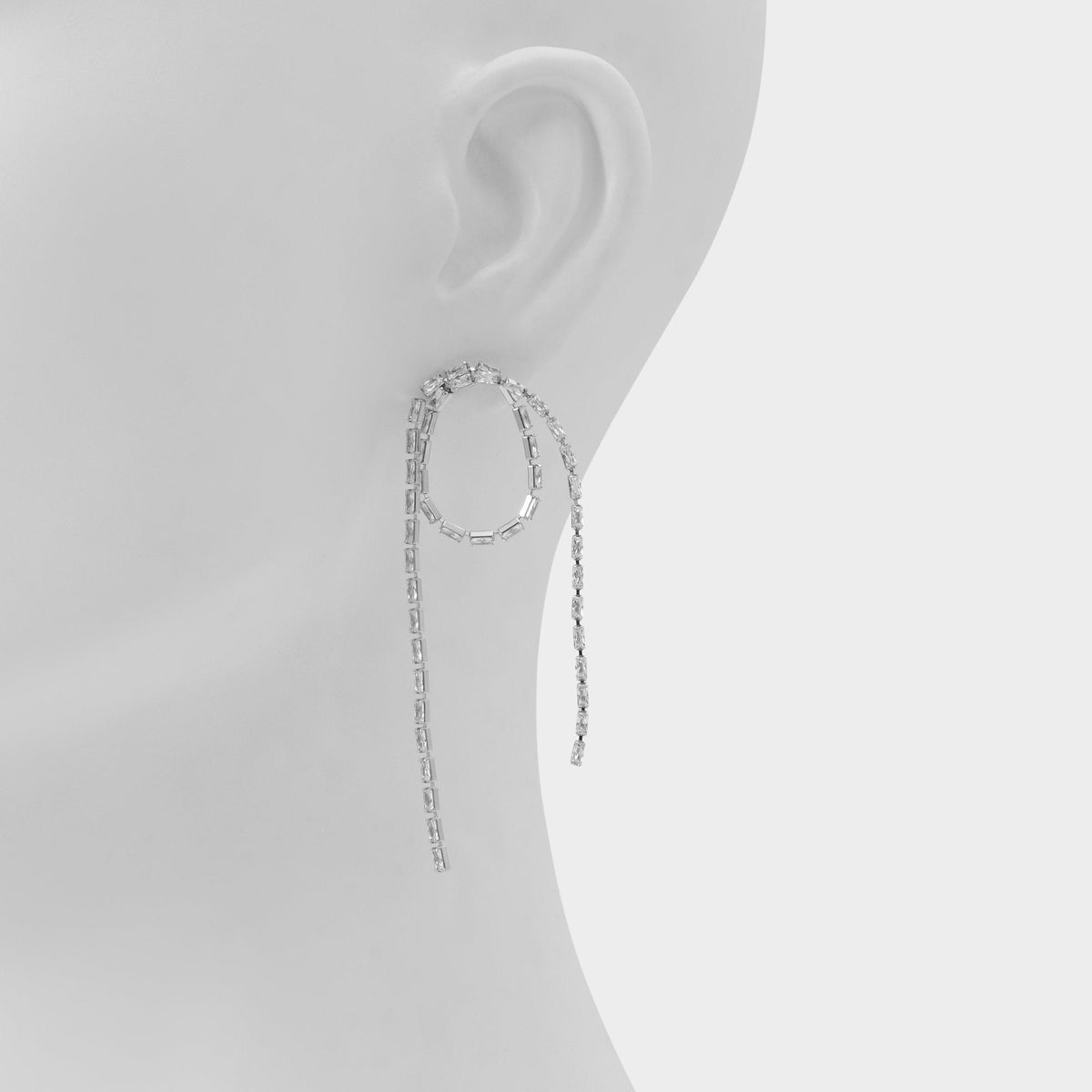 Wude in Silver Clear Multi - Chandelier earrings | Aldo
