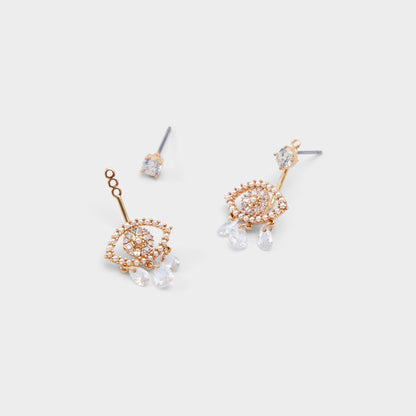 Eulalie Gold/Clear Multi Women's Gold plated - Earrings | Aldo