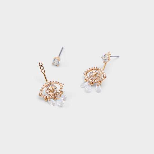 Eulalie Gold/Clear Multi Women's Gold plated - Earrings | Aldo