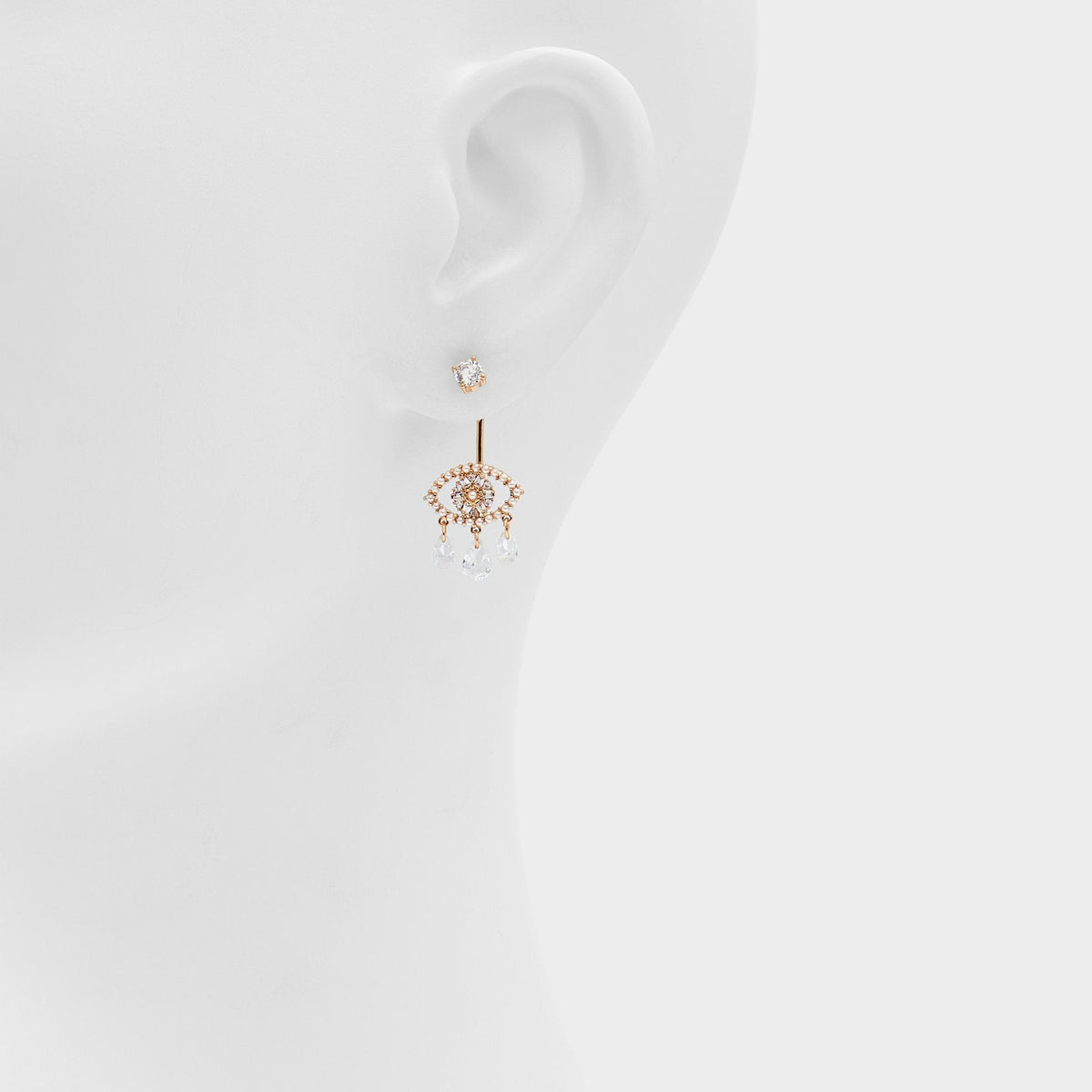 Eulalie Gold/Clear Multi Women's Gold plated - Earrings | Aldo