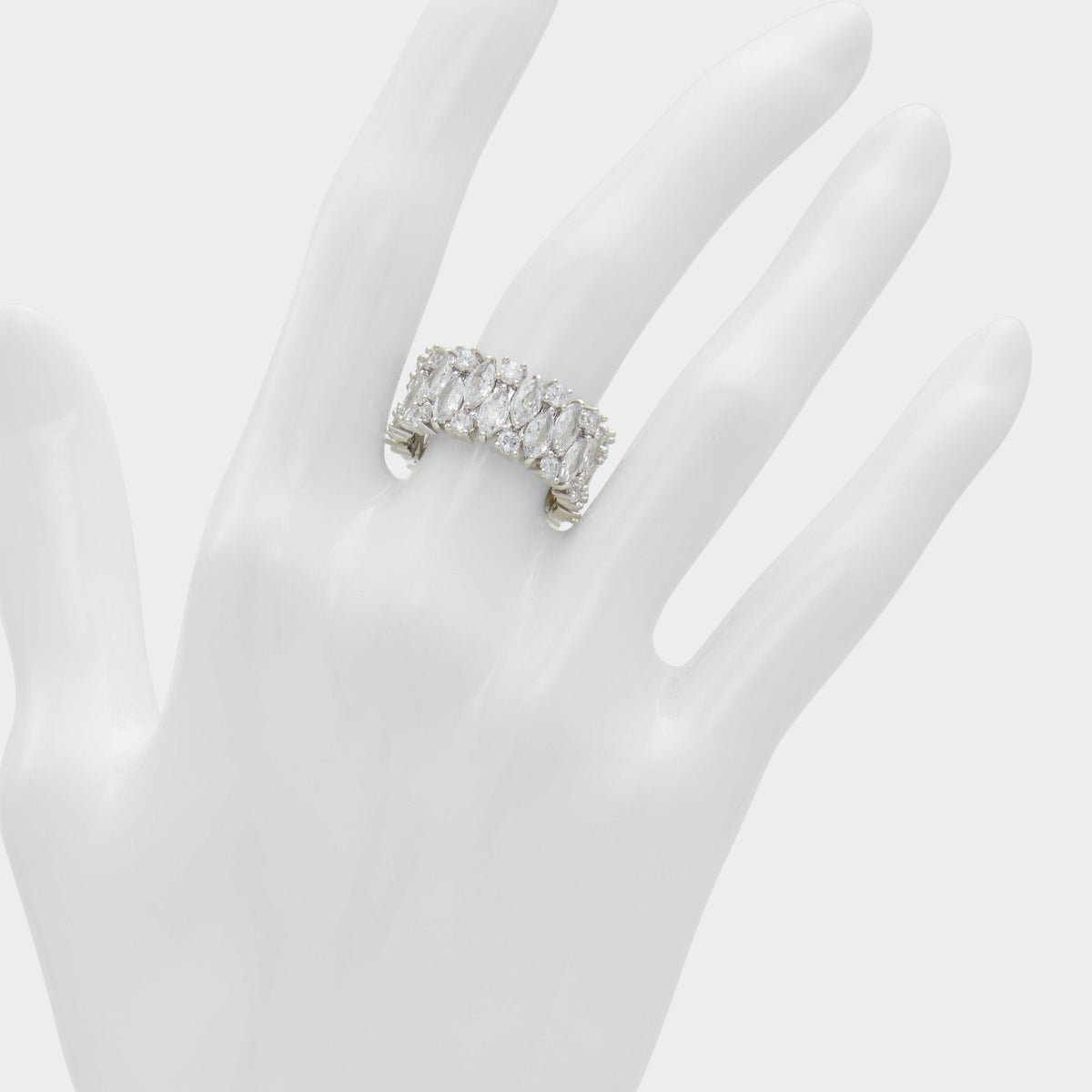 Nikka Silver/Clear Multi Women's Cubic Zirconia - Ring | Aldo