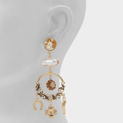 Chances in Champagne - Chandelier earrings | Aldo