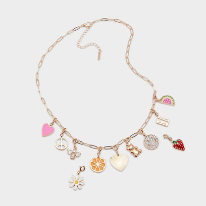 Charmcrazy Bright Multi Women's Necklaces - Charm necklace | Aldo