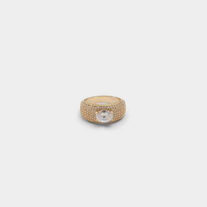 Caredar Gold/Clear Multi Women's Cubic Zirconia - Ring | Aldo
