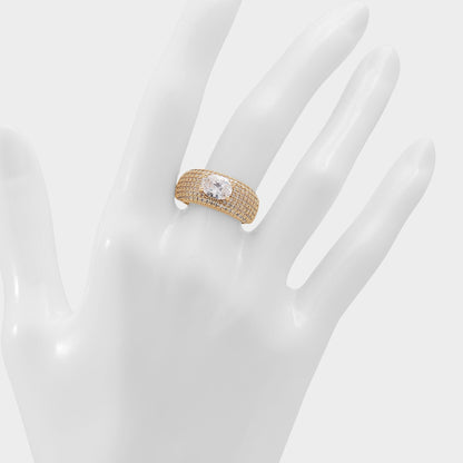 Caredar Gold/Clear Multi Women's Cubic Zirconia - Ring | Aldo