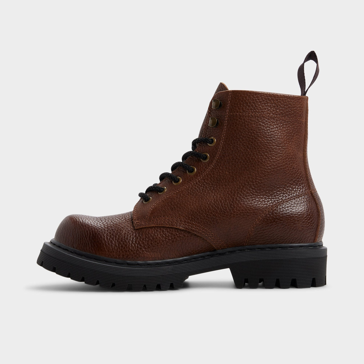Doublezero in Dark Brown - Combat boot, Lug sole | Aldo