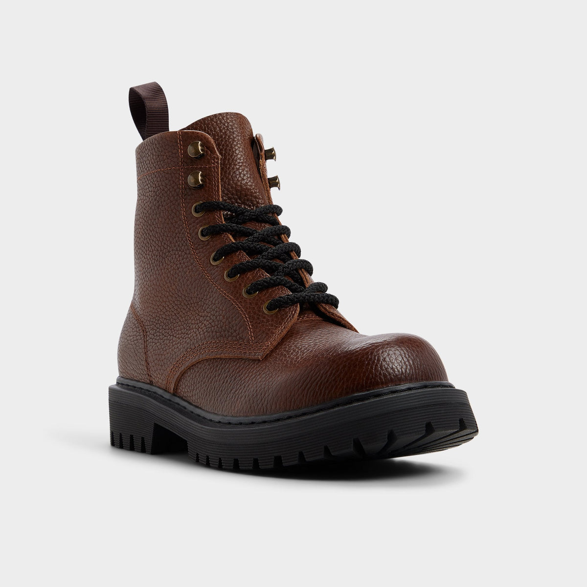 Doublezero in Dark Brown - Combat boot, Lug sole | Aldo