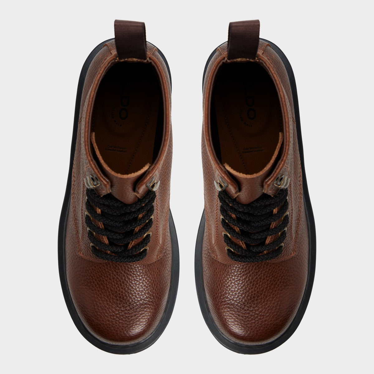 Doublezero in Dark Brown - Combat boot, Lug sole | Aldo