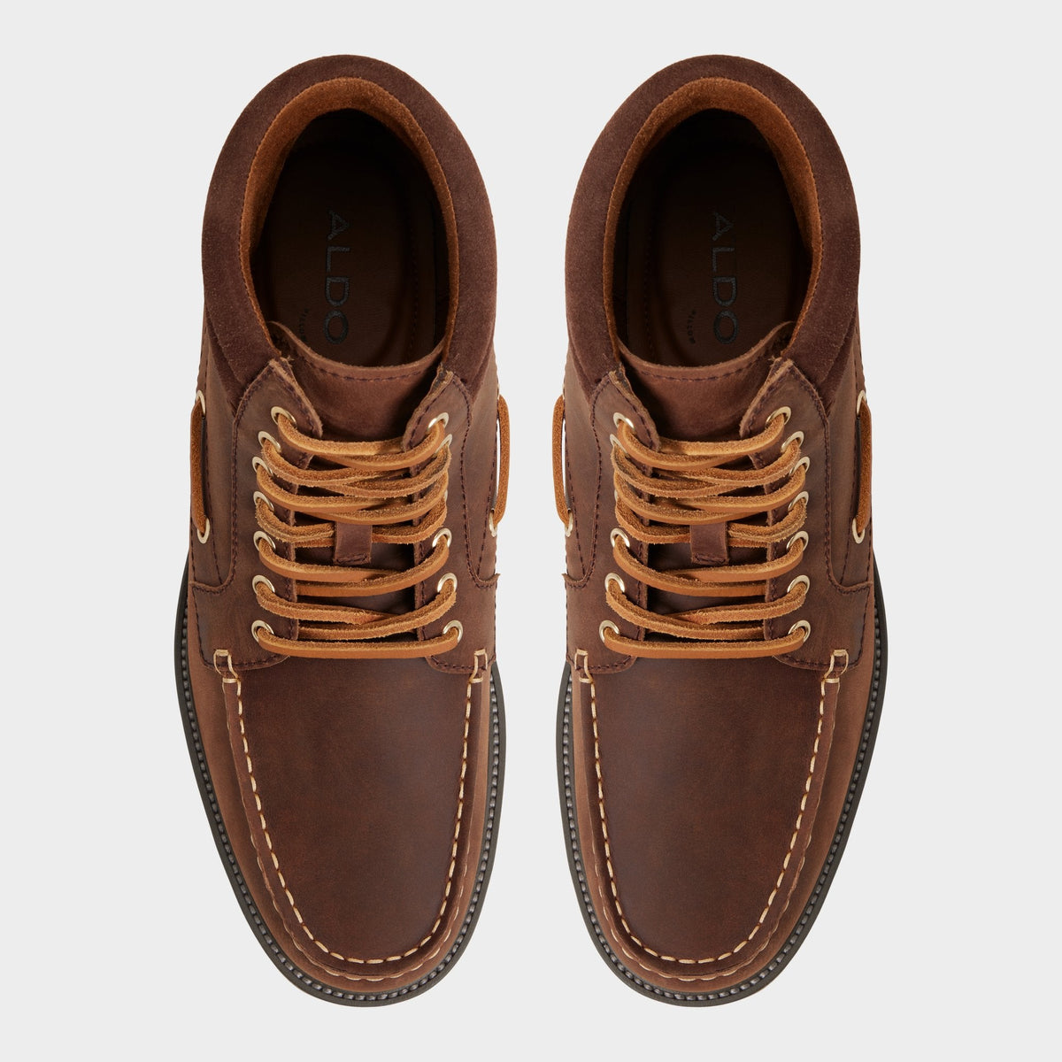 Farrell in Medium Brown - Combat boot, Lug sole | Aldo