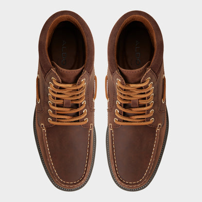 Farrell in Medium Brown - Combat boot, Lug sole | Aldo