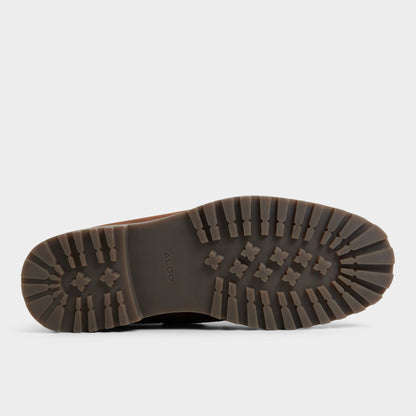 Farrell in Medium Brown - Combat boot, Lug sole | Aldo