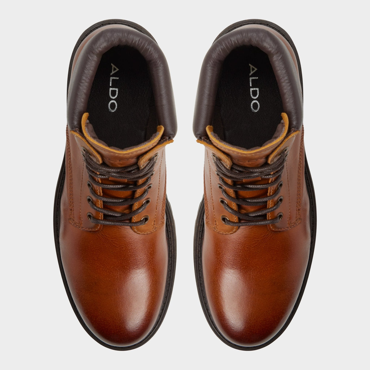 Draco in Cognac - Combat boot, Lug sole | Aldo