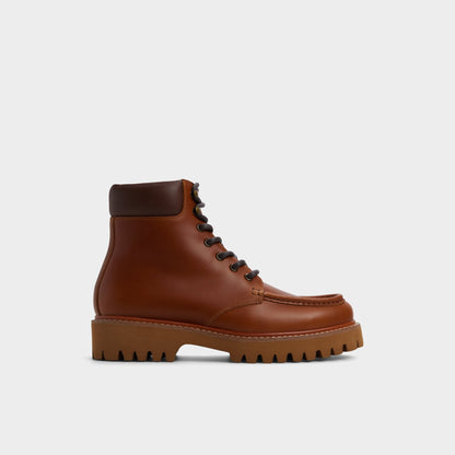 Grier in Cognac - Combat boot, Lug sole | Aldo
