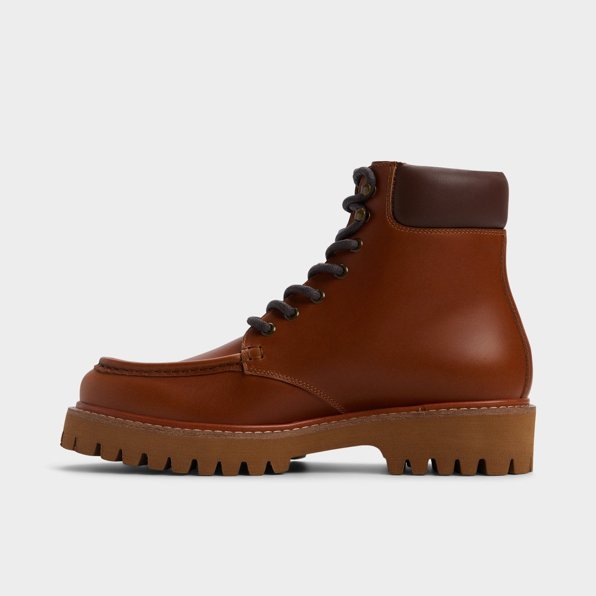Grier in Cognac - Combat boot, Lug sole | Aldo
