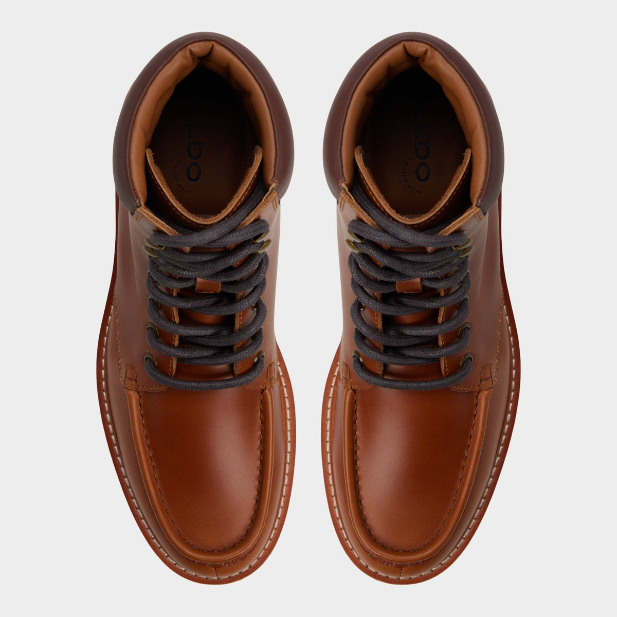 Grier in Cognac - Combat boot, Lug sole | Aldo