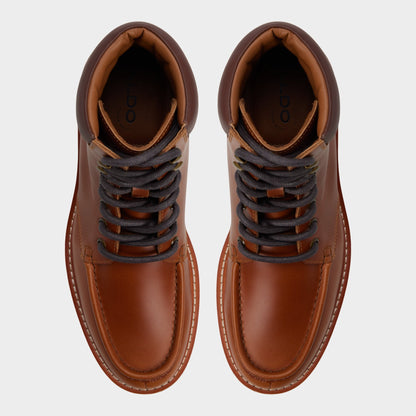 Grier in Cognac - Combat boot, Lug sole | Aldo