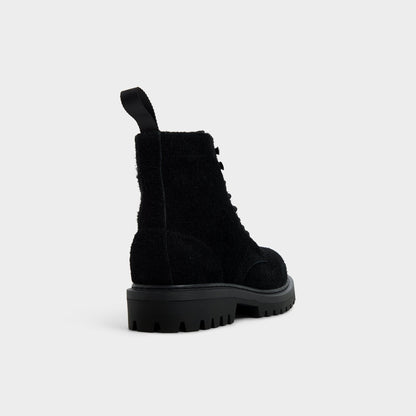 Doublezero in Black - Combat boot, Lug sole | Aldo